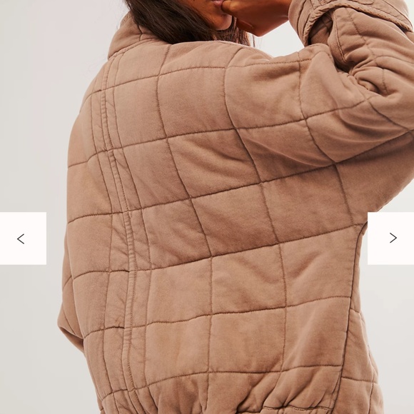 Free People Quilted Dolman- M - Picture 2 of 5
